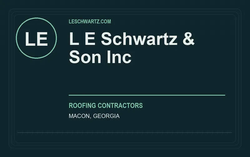 L E Schwartz & Son Inc in Macon, Georgia