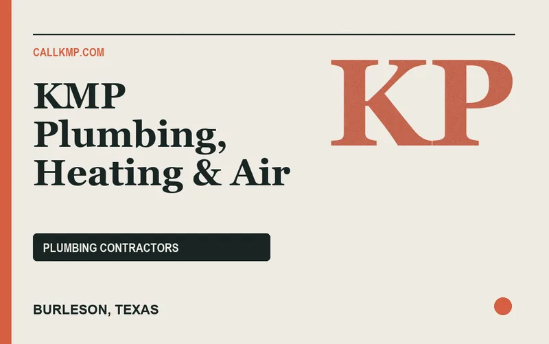 KMP Plumbing, Heating & Air in Burleson, Texas