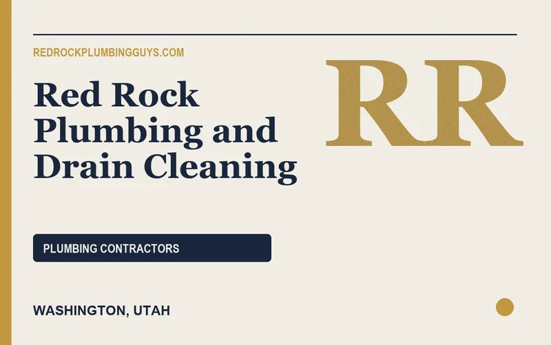 Red Rock Plumbing and Drain Cleaning in Washington, Utah