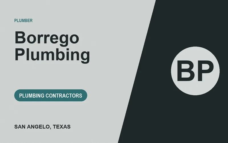 Borrego Plumbing in San Angelo, Texas