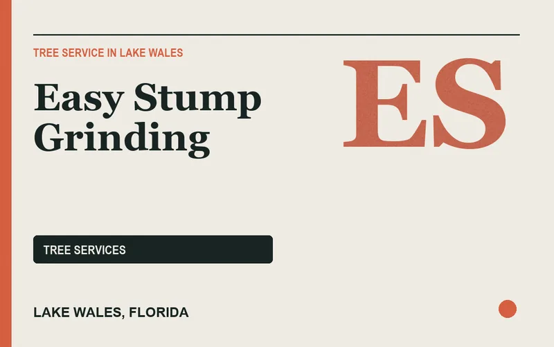 Easy Stump Grinding in Lake Wales, Florida