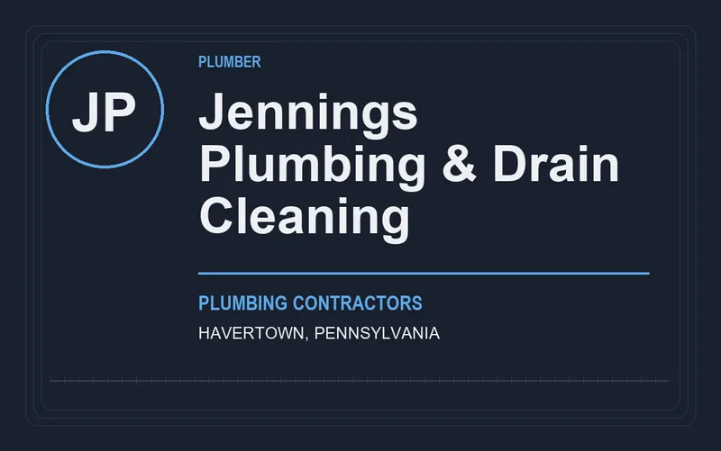 Jennings Plumbing & Drain Cleaning in Havertown, Pennsylvania