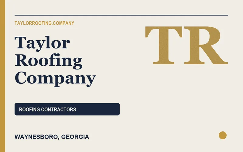 Taylor Roofing Company in Waynesboro, Georgia