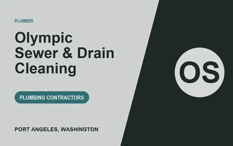 Olympic Sewer & Drain Cleaning in Port Angeles, Washington