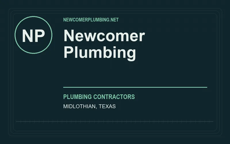 Newcomer Plumbing in Midlothian, Texas