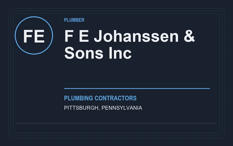 F E Johanssen & Sons Inc in Pittsburgh, Pennsylvania