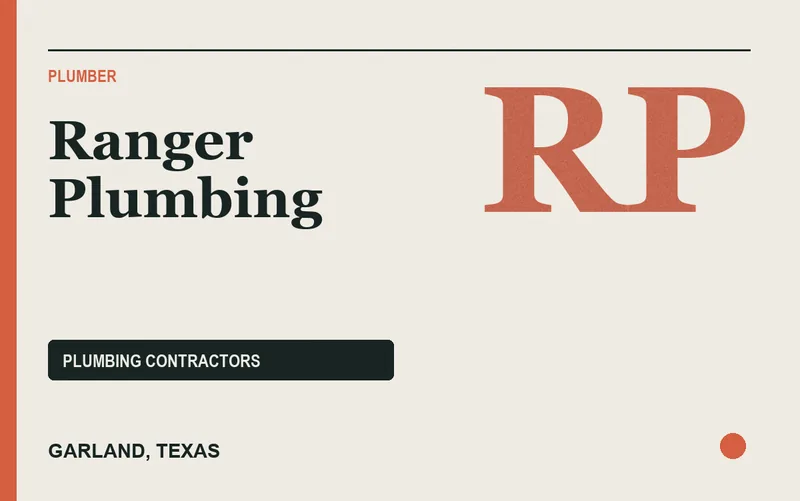 Ranger Plumbing in Garland, Texas