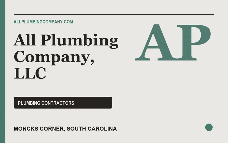 All Plumbing Company, LLC in Moncks Corner, South Carolina