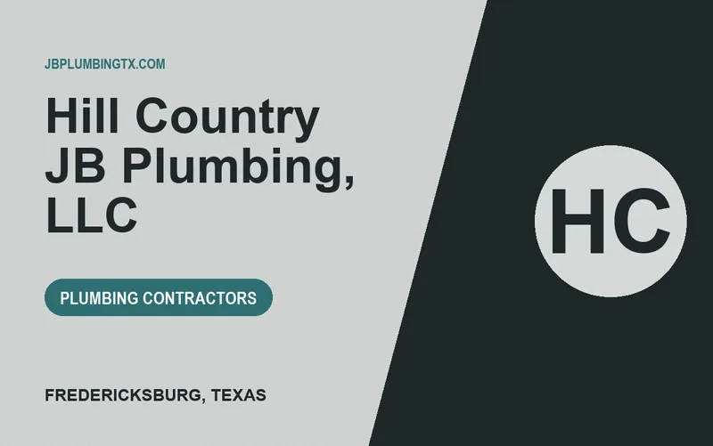 Hill Country JB Plumbing, LLC in Fredericksburg, Texas