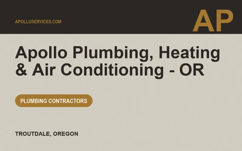 Apollo Plumbing, Heating & Air Conditioning - OR in Troutdale, Oregon
