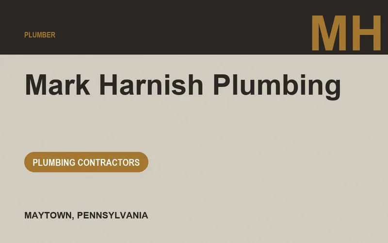 Mark Harnish Plumbing in Maytown, Pennsylvania