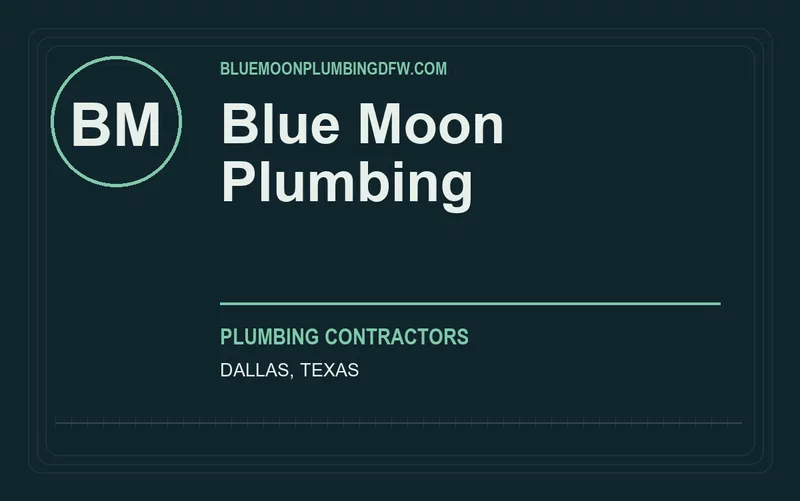 Blue Moon Plumbing in Dallas, Texas