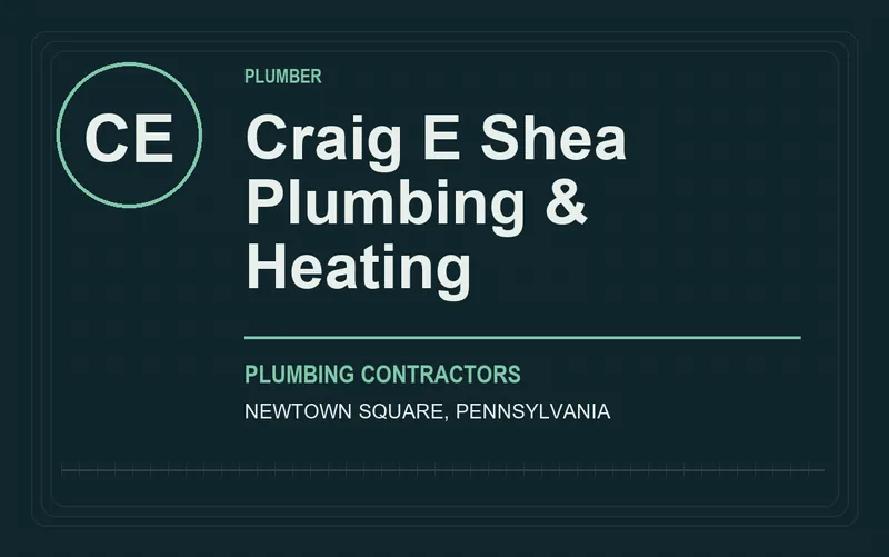 Craig E Shea Plumbing & Heating in Newtown Square, Pennsylvania