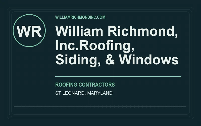 William Richmond, Inc.Roofing, Siding, & Windows in St Leonard, Maryland