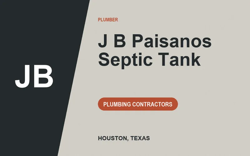 J B Paisanos Septic Tank in Houston, Texas
