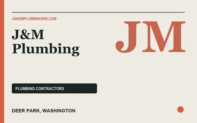 J&M Plumbing in Deer Park, Washington