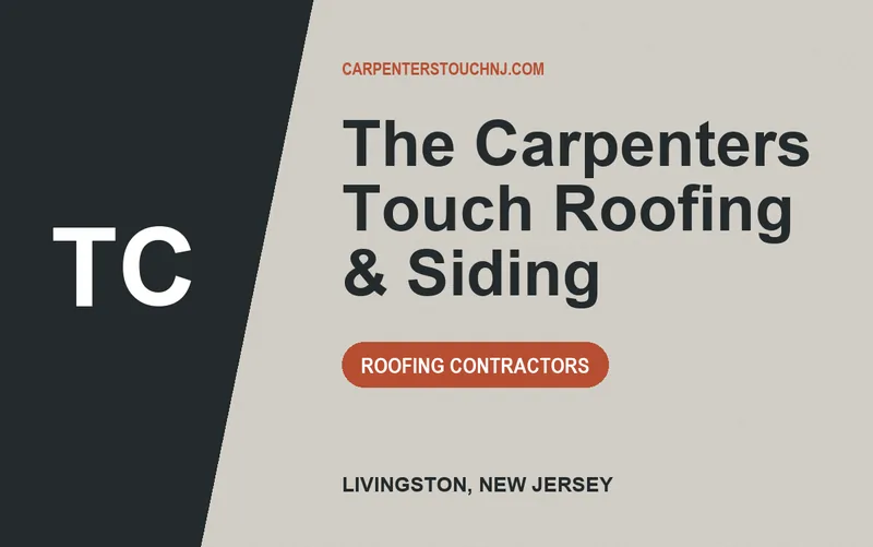 The Carpenters Touch Roofing & Siding in Livingston, New Jersey