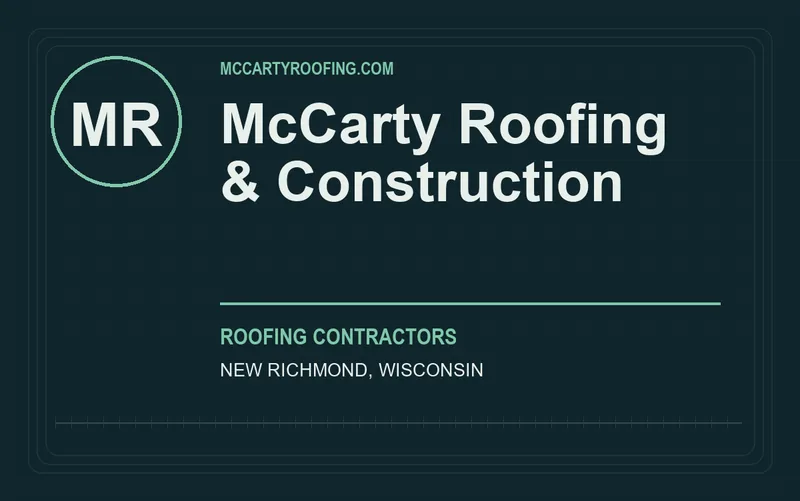 McCarty Roofing & Construction in New Richmond, Wisconsin