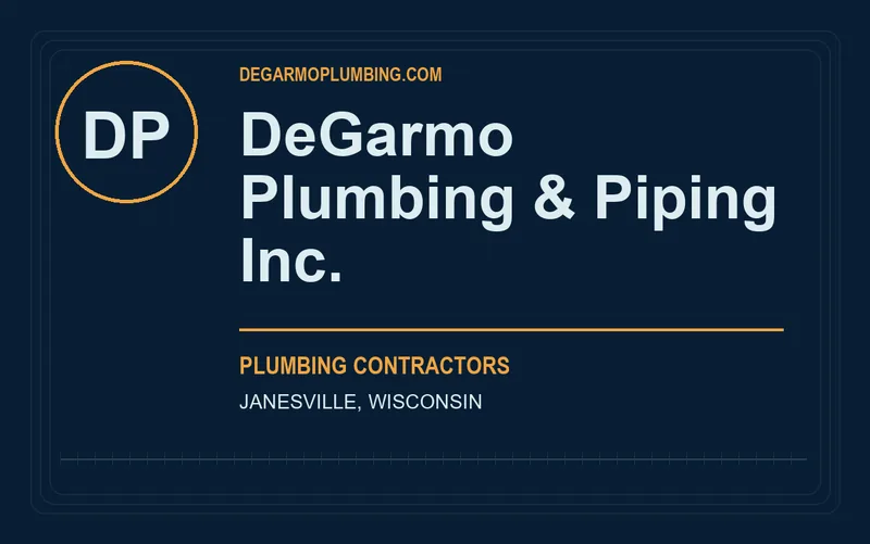 DeGarmo Plumbing & Piping Inc. in Janesville, Wisconsin