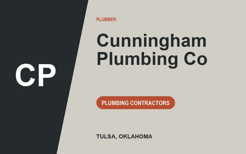 Cunningham Plumbing Co in Tulsa, Oklahoma