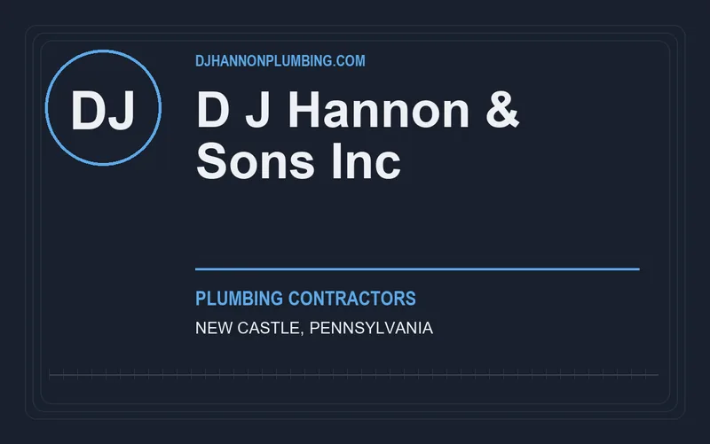 D J Hannon & Sons Inc in New Castle, Pennsylvania