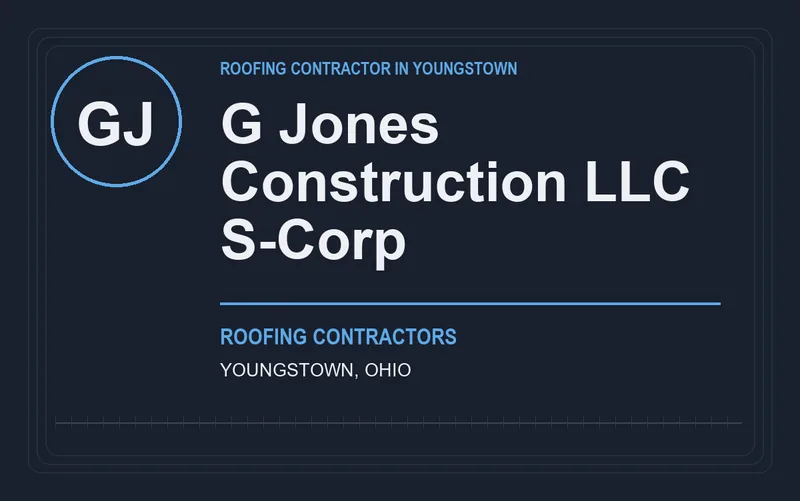 G Jones Construction LLC S-Corp in Youngstown, Ohio