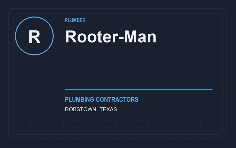 Rooter-Man in Robstown, Texas