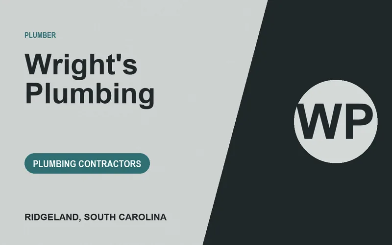 Wright's Plumbing in Ridgeland, South Carolina