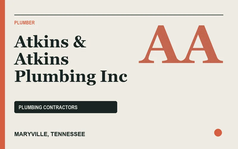Atkins & Atkins Plumbing Inc in Maryville, Tennessee