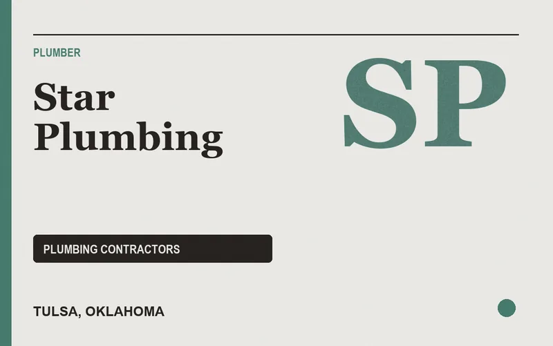 Star Plumbing in Tulsa, Oklahoma