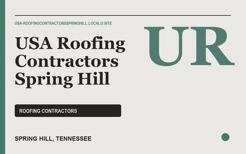 USA Roofing Contractors Spring Hill in Spring Hill, Tennessee
