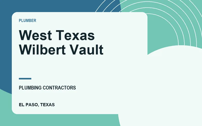 West Texas Wilbert Vault in El Paso, Texas