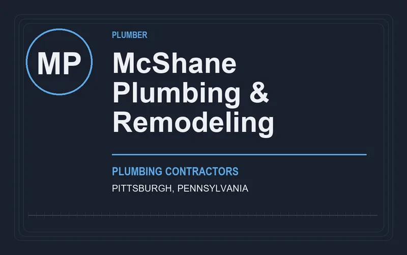 McShane Plumbing & Remodeling in Pittsburgh, Pennsylvania