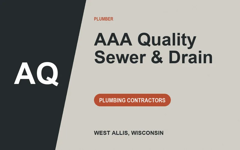 AAA Quality Sewer & Drain in West Allis, Wisconsin