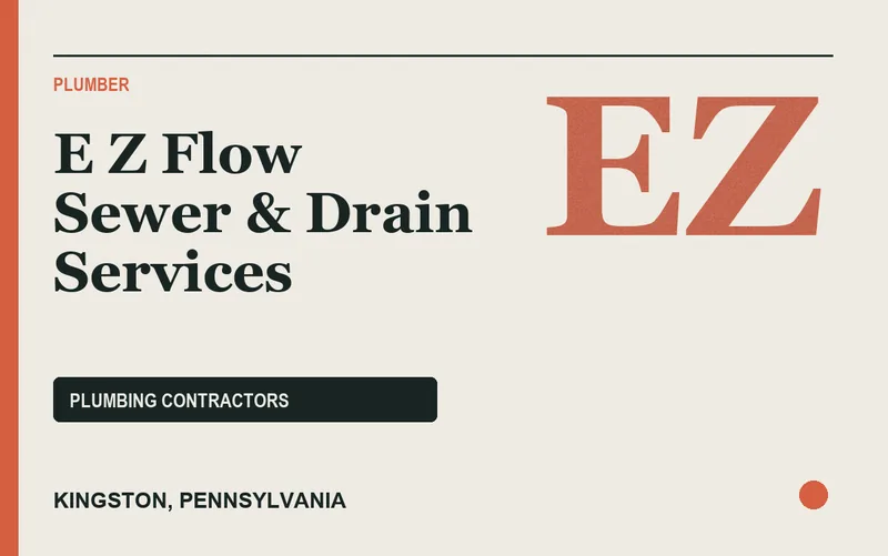 E Z Flow Sewer & Drain Services in Kingston, Pennsylvania