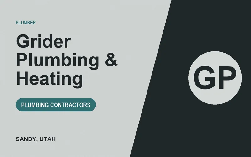 Grider Plumbing & Heating in Sandy, Utah