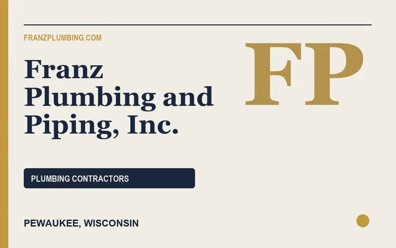 Franz Plumbing and Piping, Inc. in Pewaukee, Wisconsin