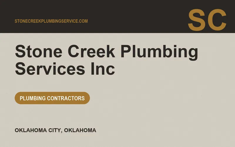 Stone Creek Plumbing Services Inc in Oklahoma City, Oklahoma