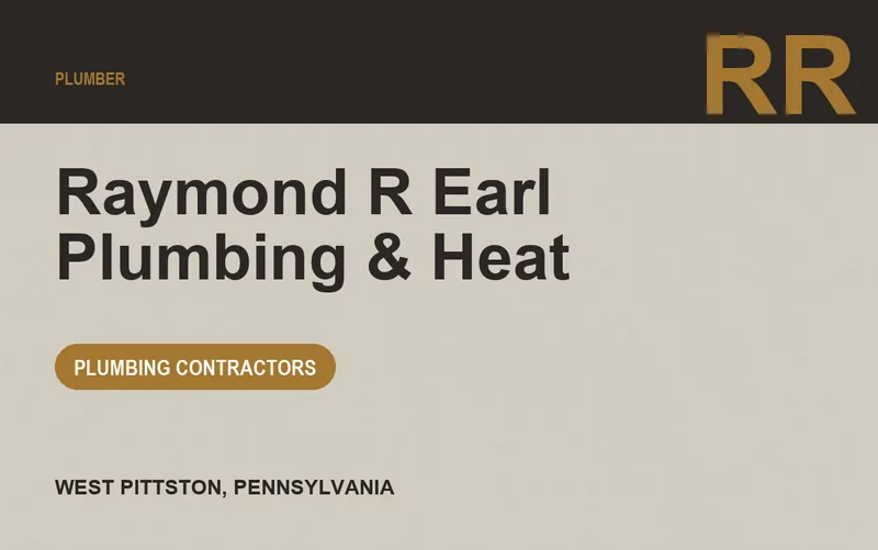 Raymond R Earl Plumbing & Heat in West Pittston, Pennsylvania
