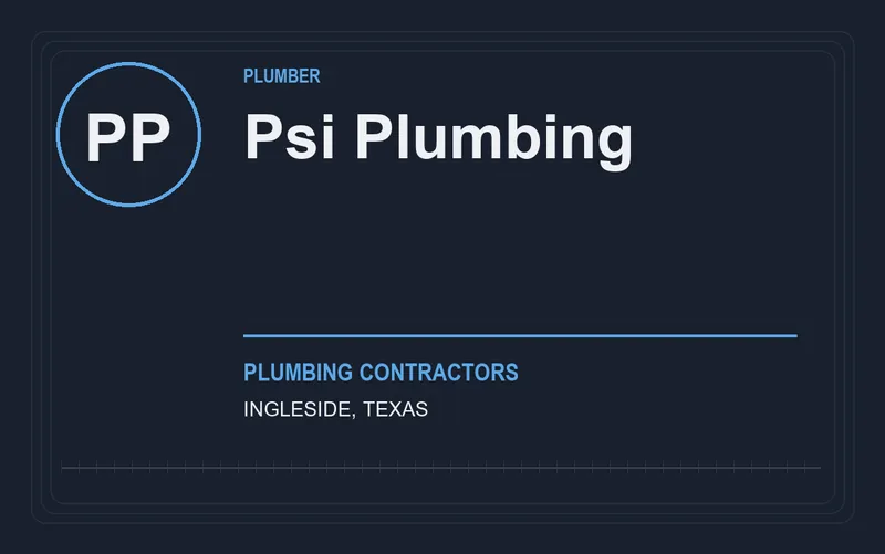 Psi Plumbing in Ingleside, Texas