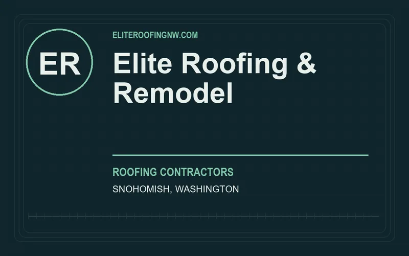 Elite Roofing & Remodel in Snohomish, Washington