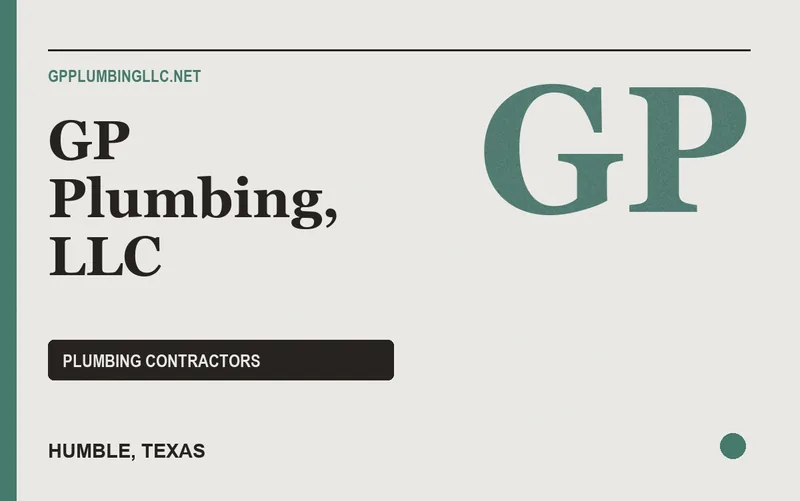 GP Plumbing, LLC in Humble, Texas