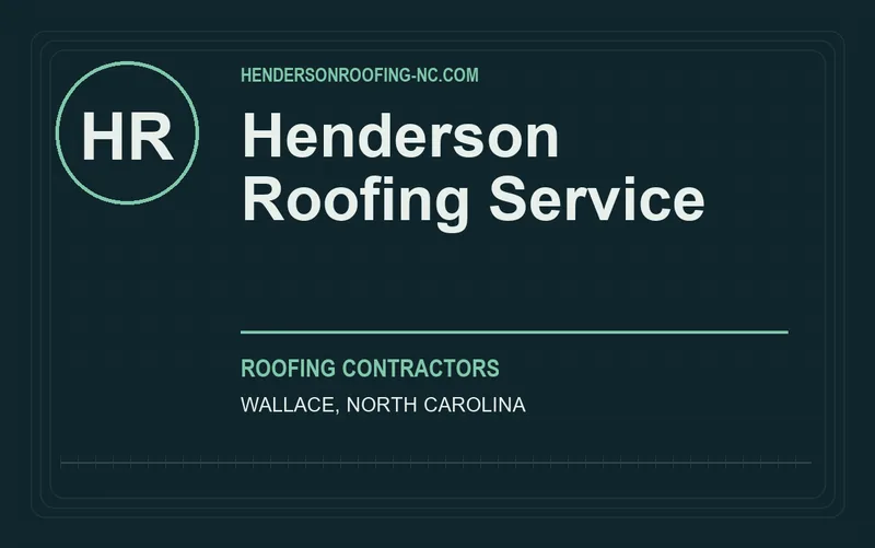 Henderson Roofing Service in Wallace, North Carolina