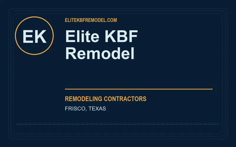 Elite KBF Remodel in Frisco, Texas