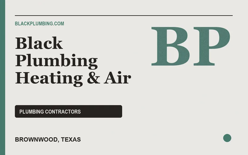 Black Plumbing Heating & Air in Brownwood, Texas