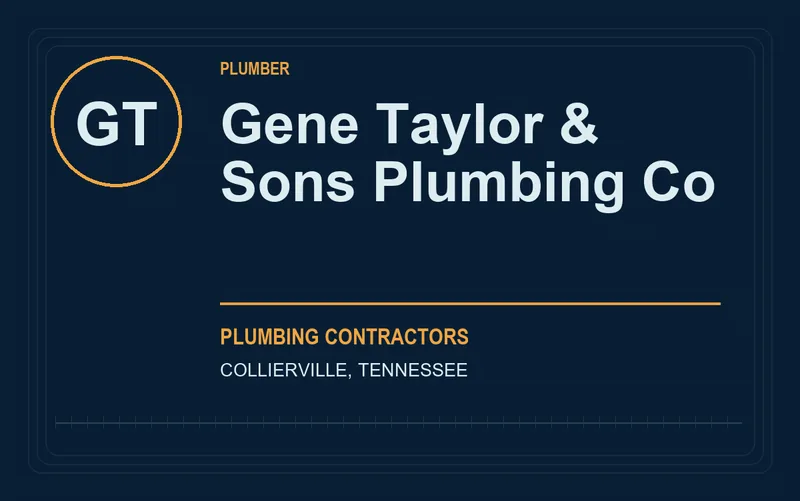 Gene Taylor & Sons Plumbing Co in Collierville, Tennessee