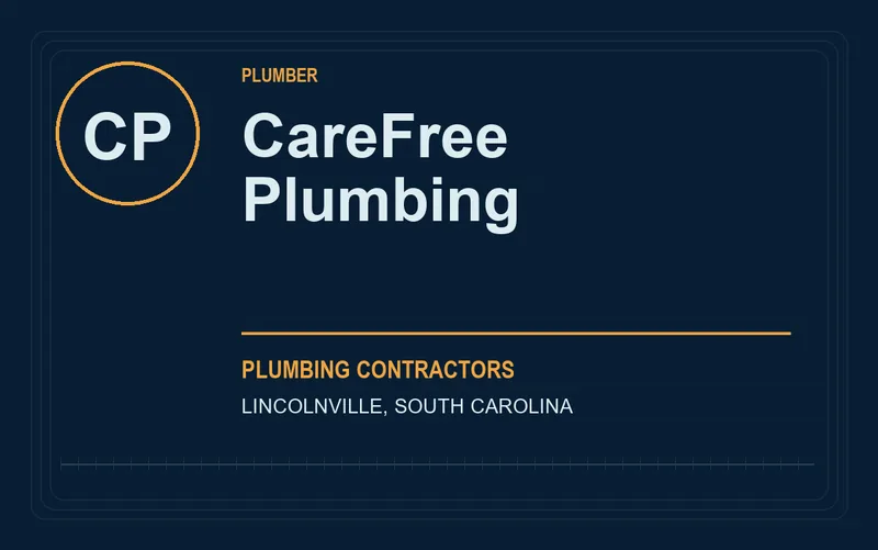 CareFree Plumbing in Lincolnville, South Carolina