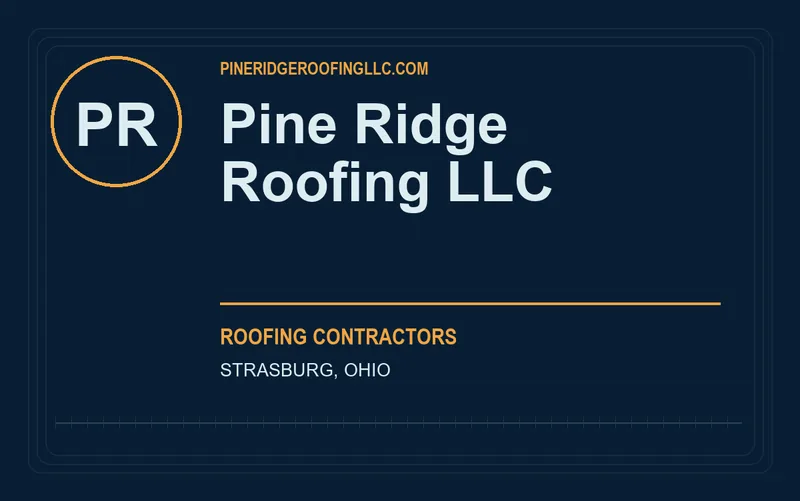 Pine Ridge Roofing LLC in Strasburg, Ohio