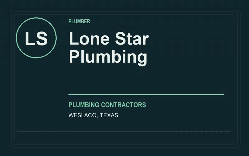 Lone Star Plumbing in Weslaco, Texas