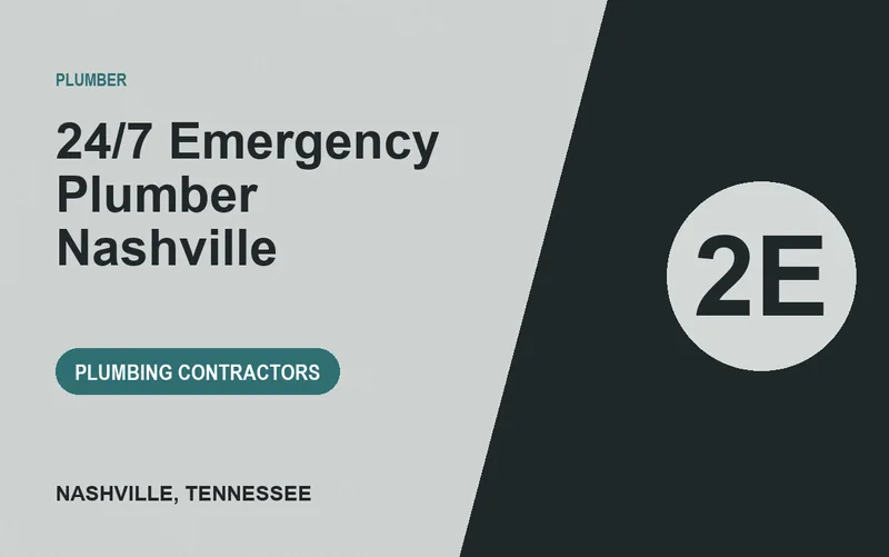 24/7 Emergency Plumber Nashville in Nashville, Tennessee